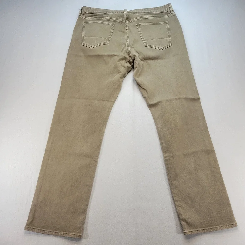 Banana Republic Traveler Jeans Mens 34x30 Khaki Slim Fit 5-Pocket Stretch Chino